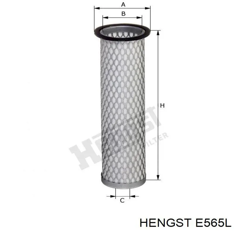 Воздушный фильтр E565L Hengst