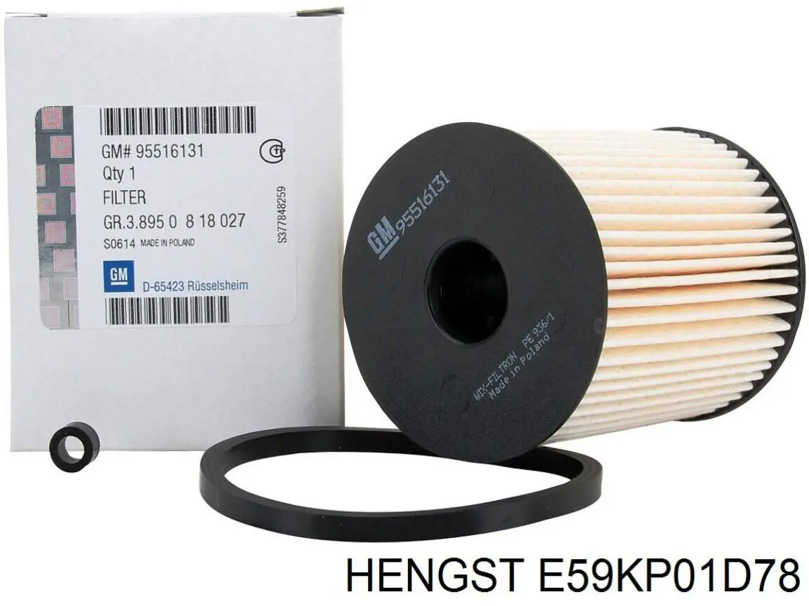 Фильтр тонкой очистки топлива Hengst E59KP01D78 цена, от 8.15 USD