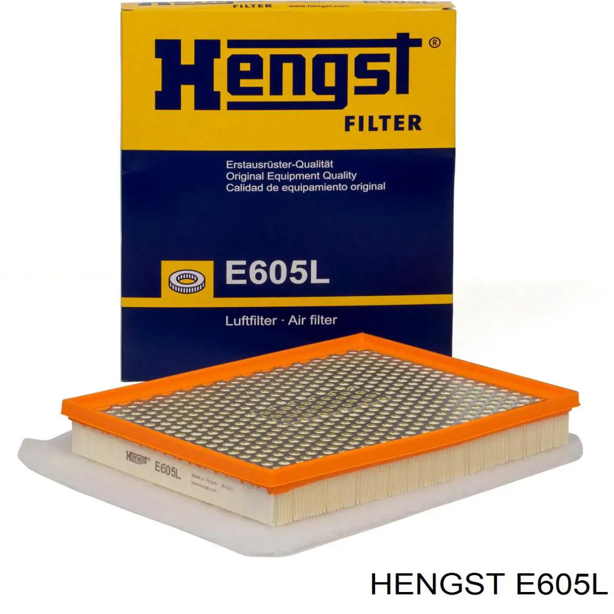 Filtro de aire E605L Hengst