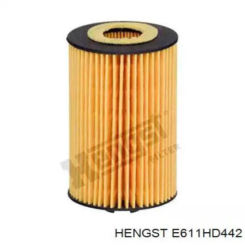 E611HD442 Hengst filtro de óleo