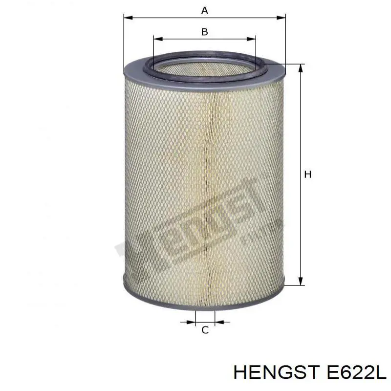 Купить E622L Hengst Фильтр салона угольный