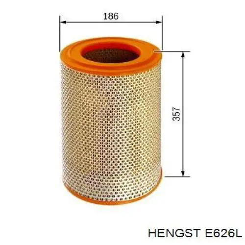 Купить E626L Hengst Автомобильный фильтр воздуха