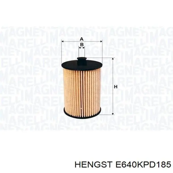 Топливный фильтр E640KPD185 Hengst