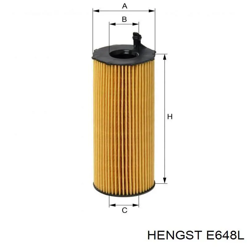 Воздушный фильтр E648L Hengst