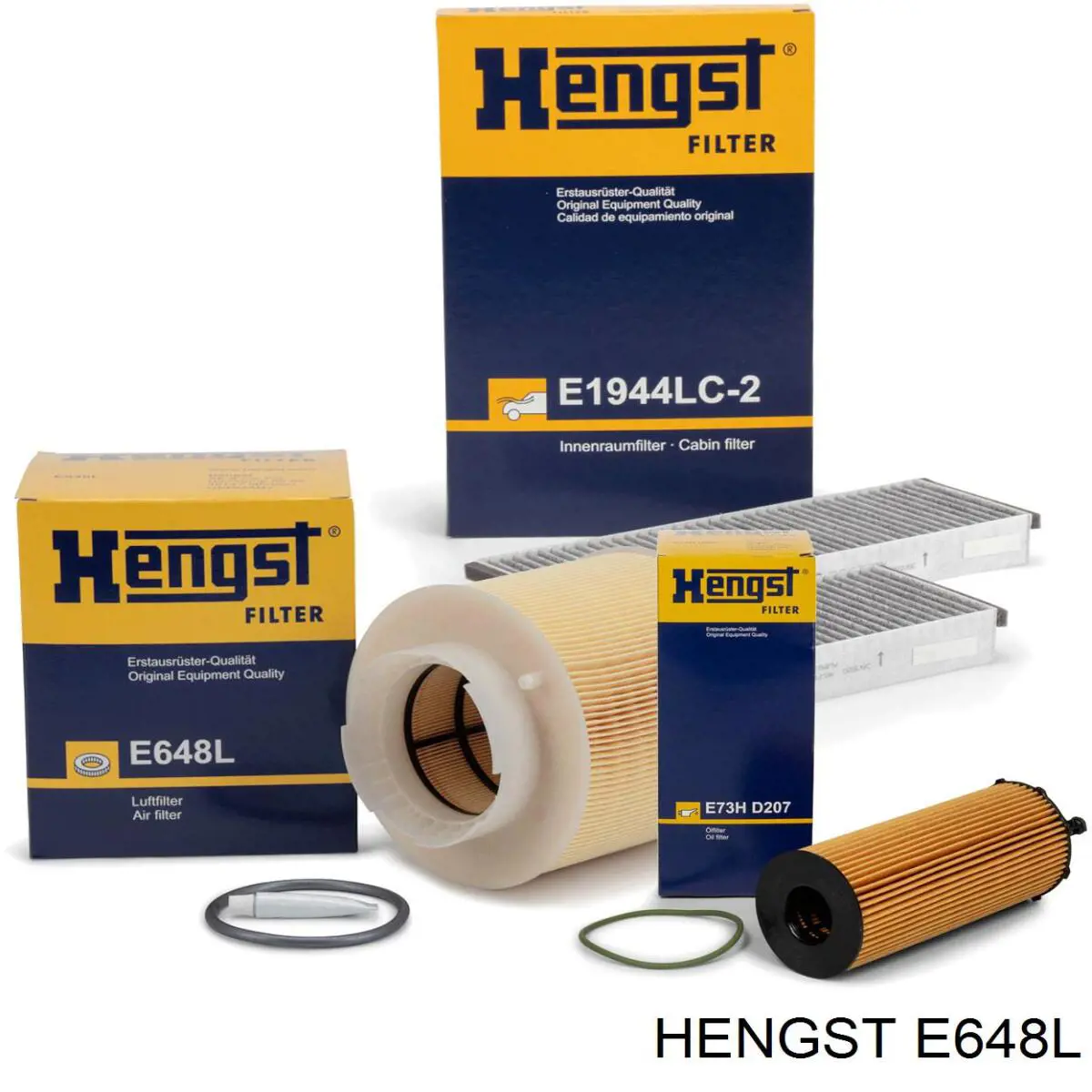 E648L Hengst Воздушный фильтр двигателя