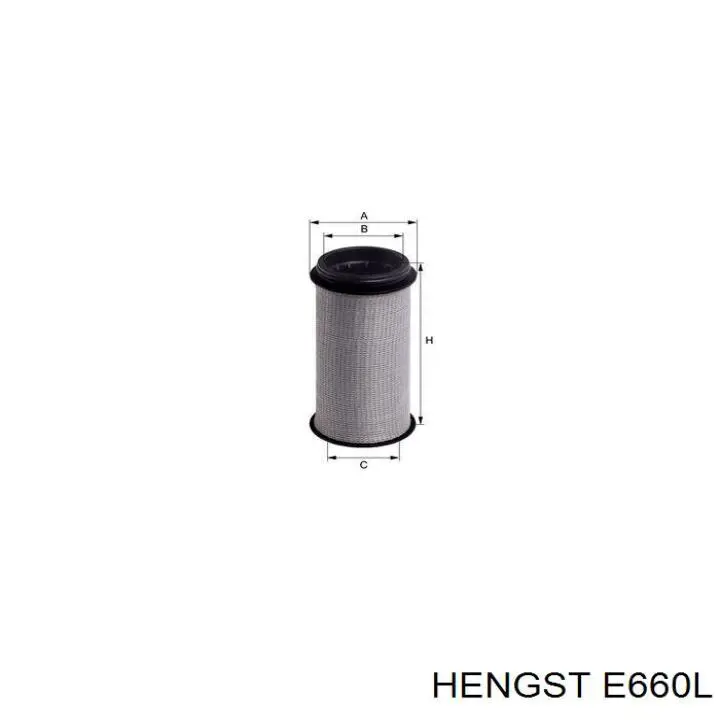 Элемент воздушного фильтра Hengst E660L цена, от 5.63 USD