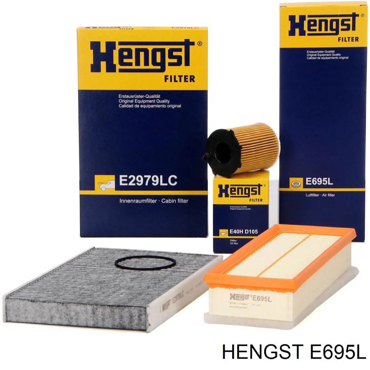 E695L Hengst Воздушный фильтр двигателя