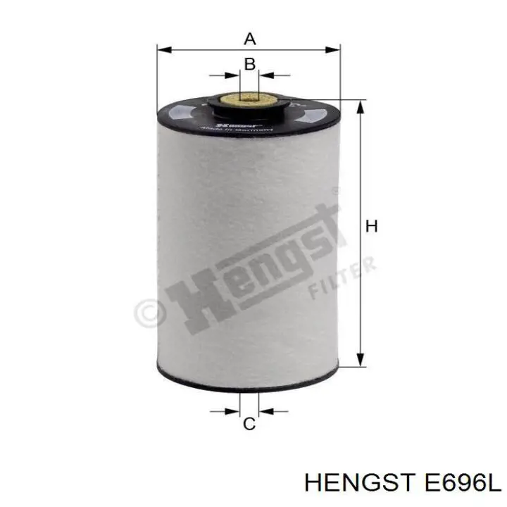Элемент воздушного фильтра Hengst E696L цена, от 53.25 USD
