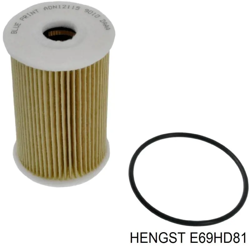 Масляный фильтр E69HD81 Hengst