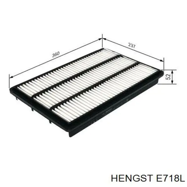 Фильтр воздушный Hengst E718L