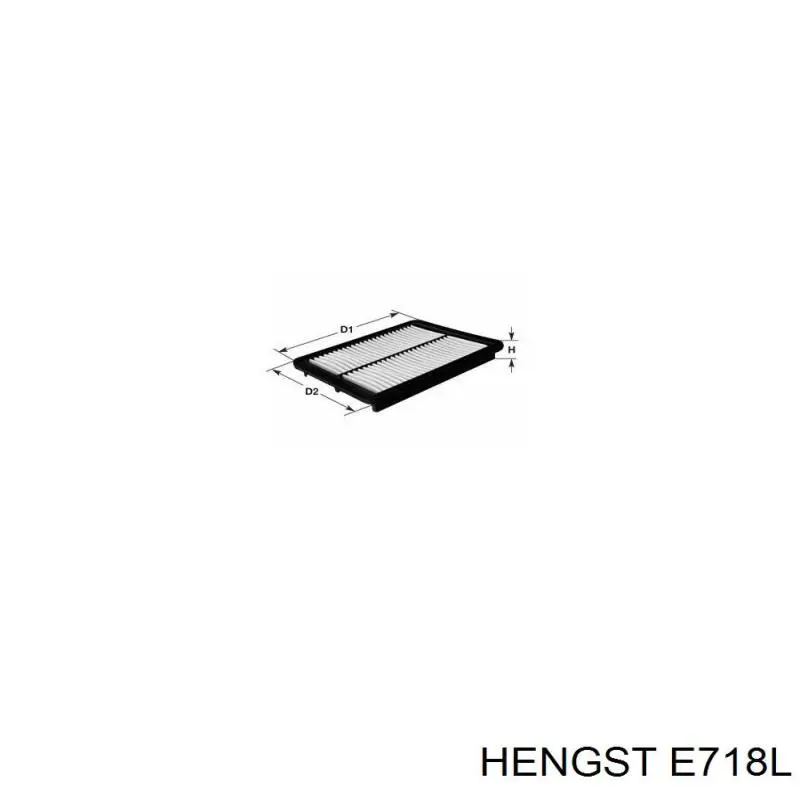 Воздушный фильтр E718L Hengst