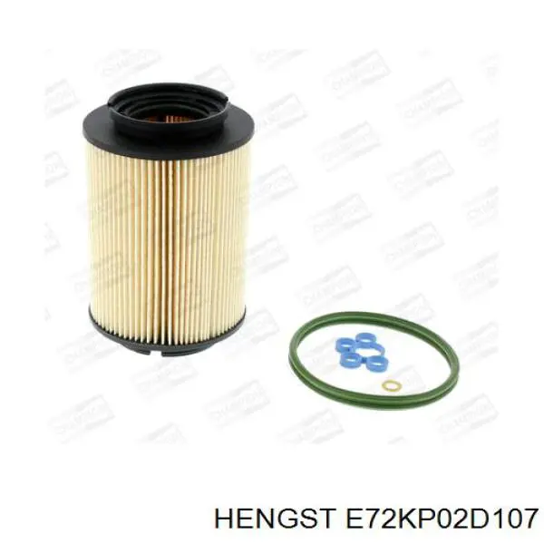 Топливный фильтр E72KP02D107 Hengst