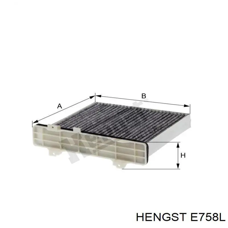Filtro de aire E758L Hengst