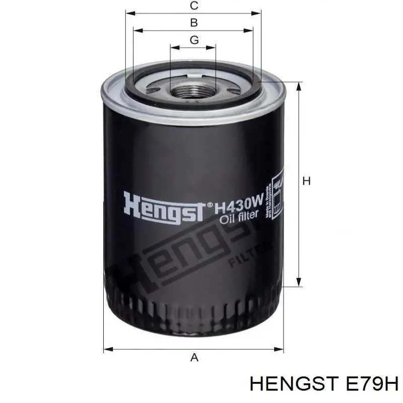 Купить E79H Hengst Фильтр гидравлический
