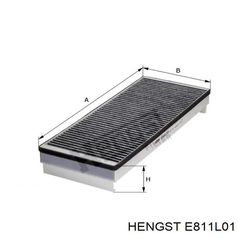 E811L01 Hengst Воздушный фильтр двигателя