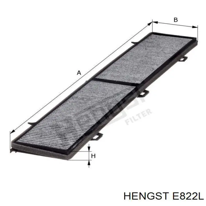 Фильтр воздушный Hengst E822L