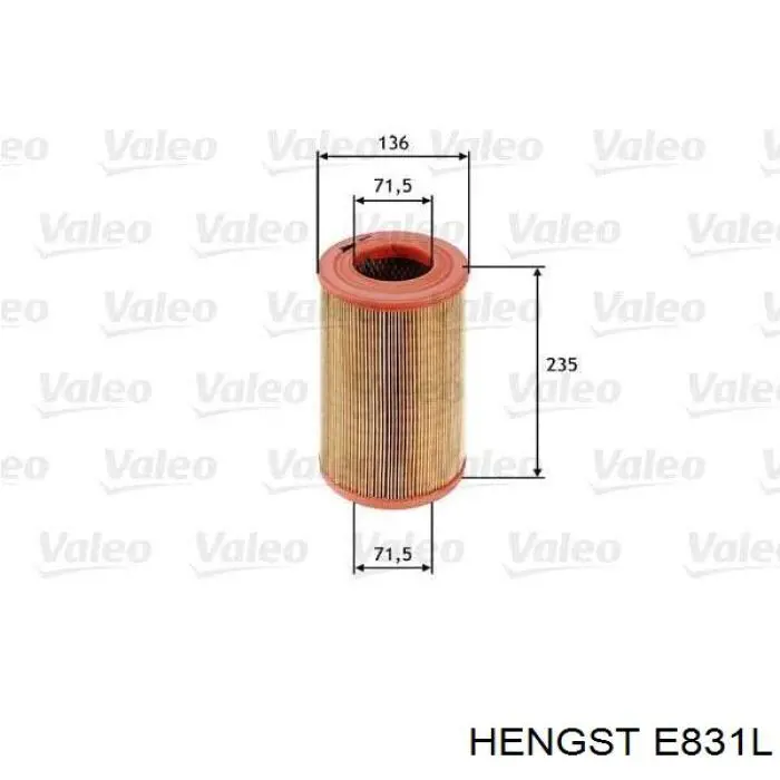 Купить E831L Hengst Автомобильный фильтр воздуха