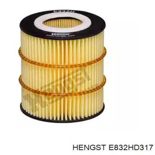 E832HD317 Hengst filtro de óleo