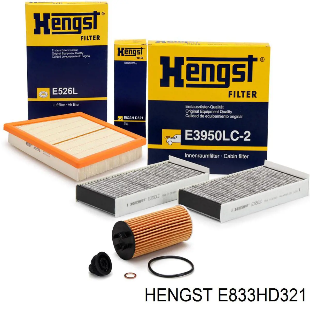 Масляный фильтр E833HD321 Hengst