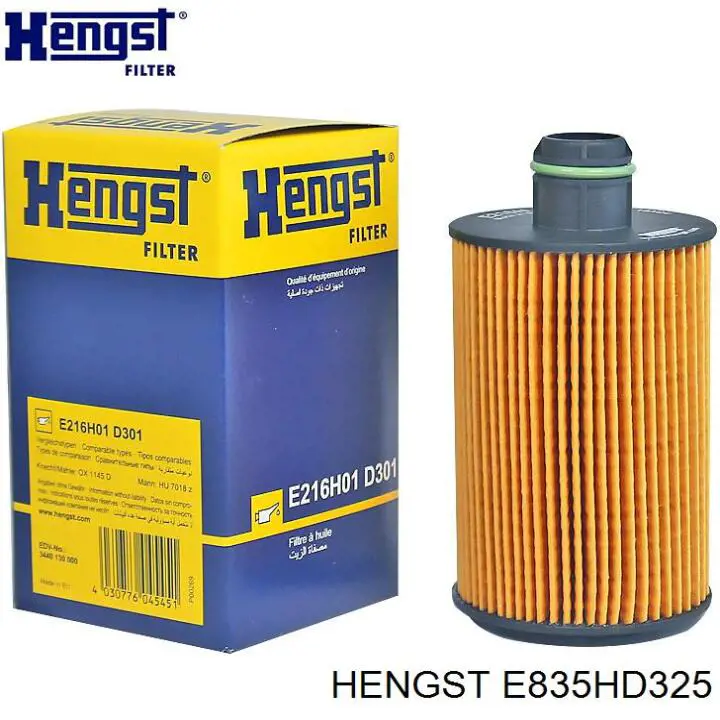 Фильтр очистки масла центробежный Hengst E835HD325 цена, от 18.88 USD