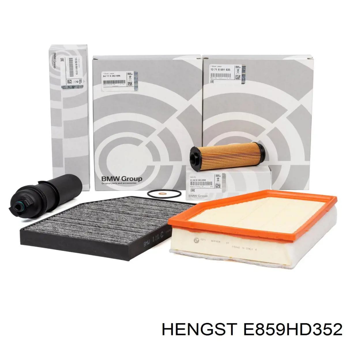 Фильтр очистки масла центробежный Hengst E859HD352 цена, от 12.81 USD