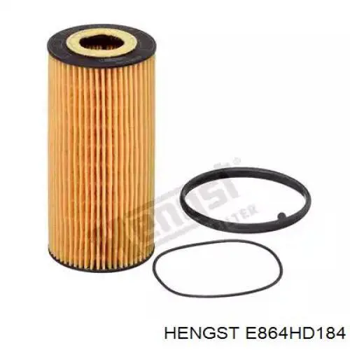 E864HD184 Hengst filtro de óleo