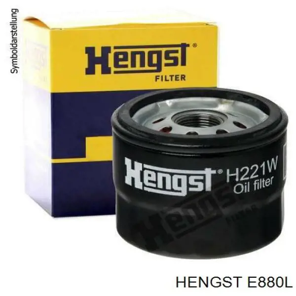 E880L Hengst Воздушный фильтр двигателя