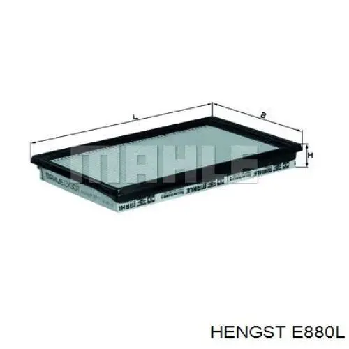 Элемент воздушного фильтра Hengst E880L цена, от 7.05 USD