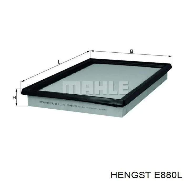 Фильтр воздушный Hengst E880L