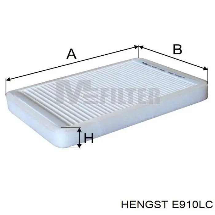Фильтр салона E910LC Hengst