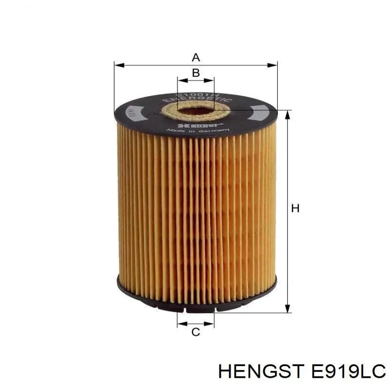 Фильтр салона E919LC Hengst