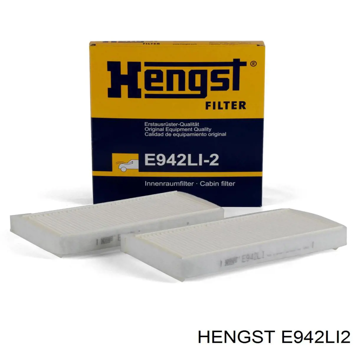 Воздушный фильтр салона Hengst E942LI2