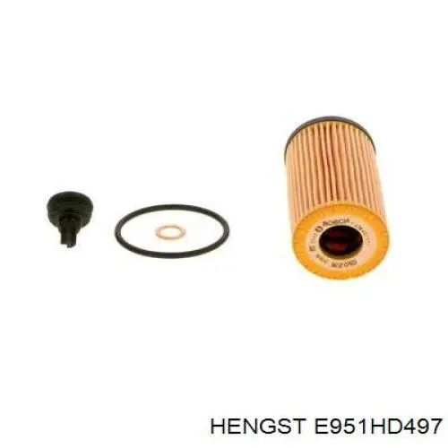 Масляный фильтр E951HD497 Hengst
