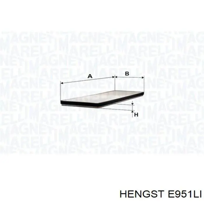 E951LI Hengst Внутрисалонный фильтр
