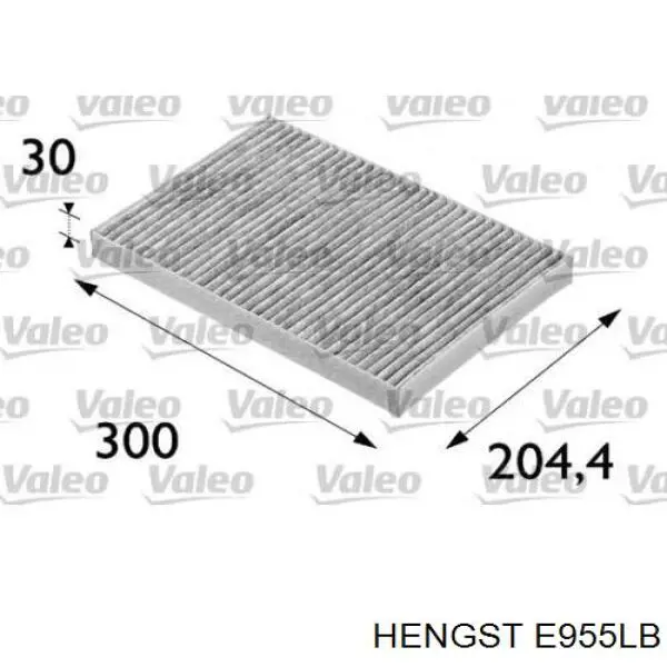 Фильтр воздушный отопителя Hengst E955LB цена, от 25.68 USD