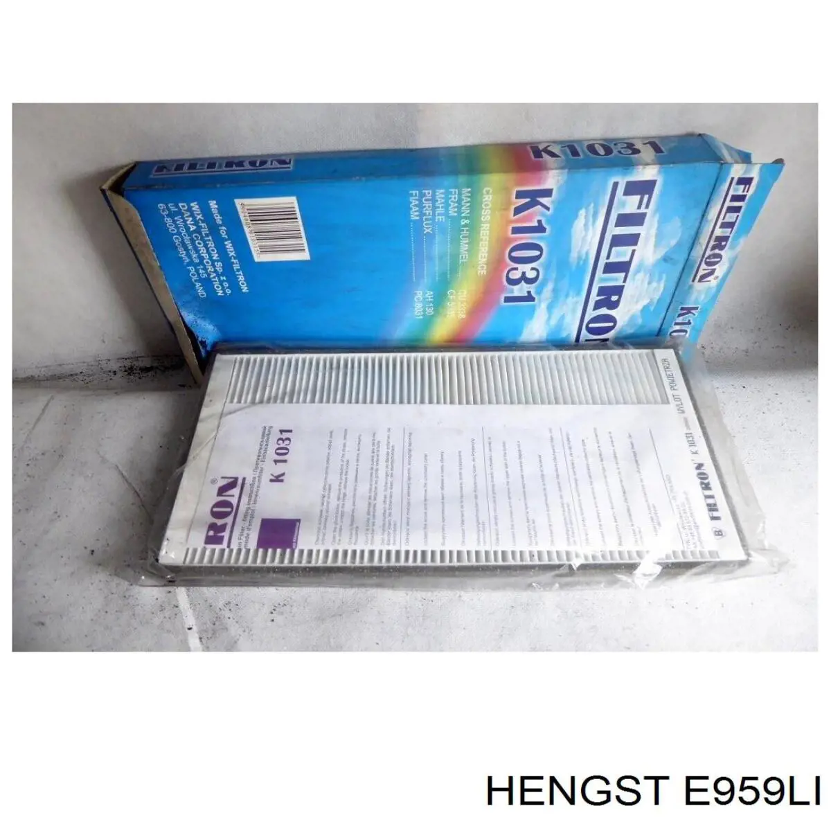 Воздушный фильтр салона Hengst E959LI