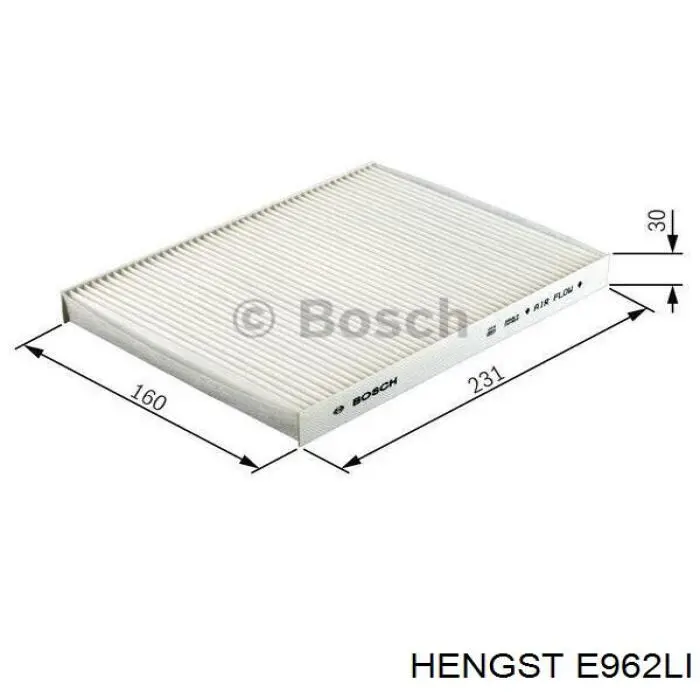 Воздушный фильтр салона Hengst E962LI
