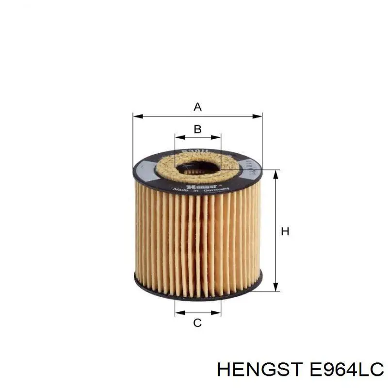Фильтр воздушный отопителя Hengst E964LC цена, от 14.06 USD