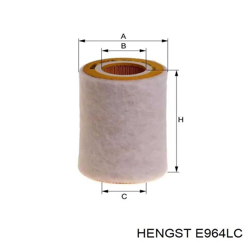 Купить E964LC Hengst Фильтр салона угольный