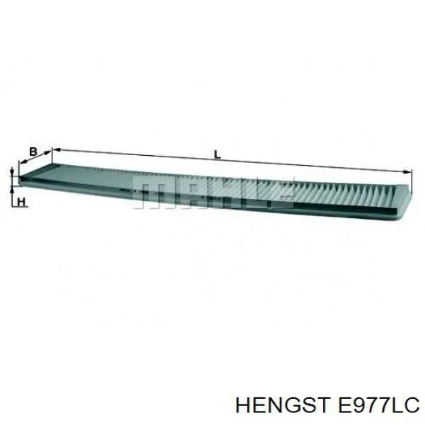 Купить E977LC Hengst Фильтр салона угольный