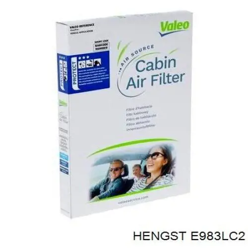 Воздушный фильтр салона Hengst E983LC2