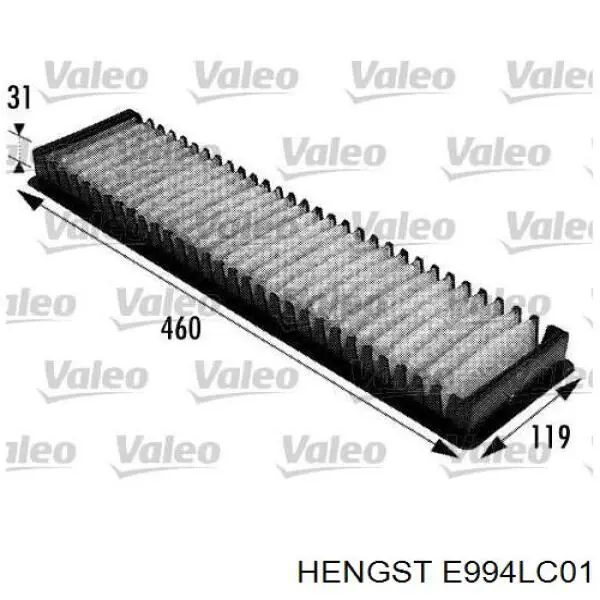 Фильтр салона E994LC01 Hengst