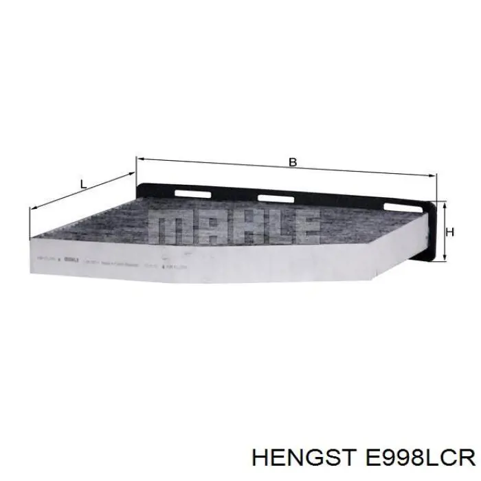 Фильтр воздушный отопителя Hengst E998LCR цена, от 8.65 USD