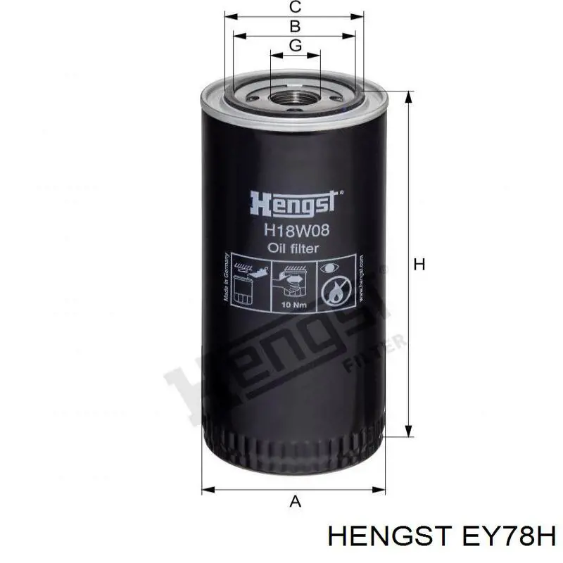 Купить EY78H Hengst Фильтр гидравлический
