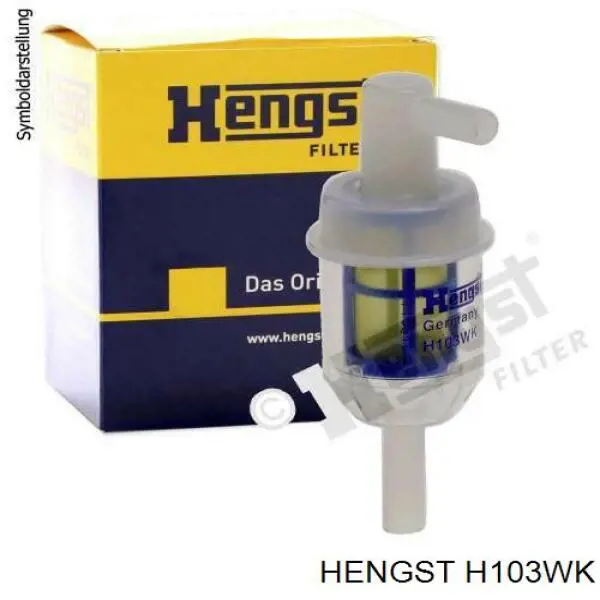Filtro combustible H103WK Hengst