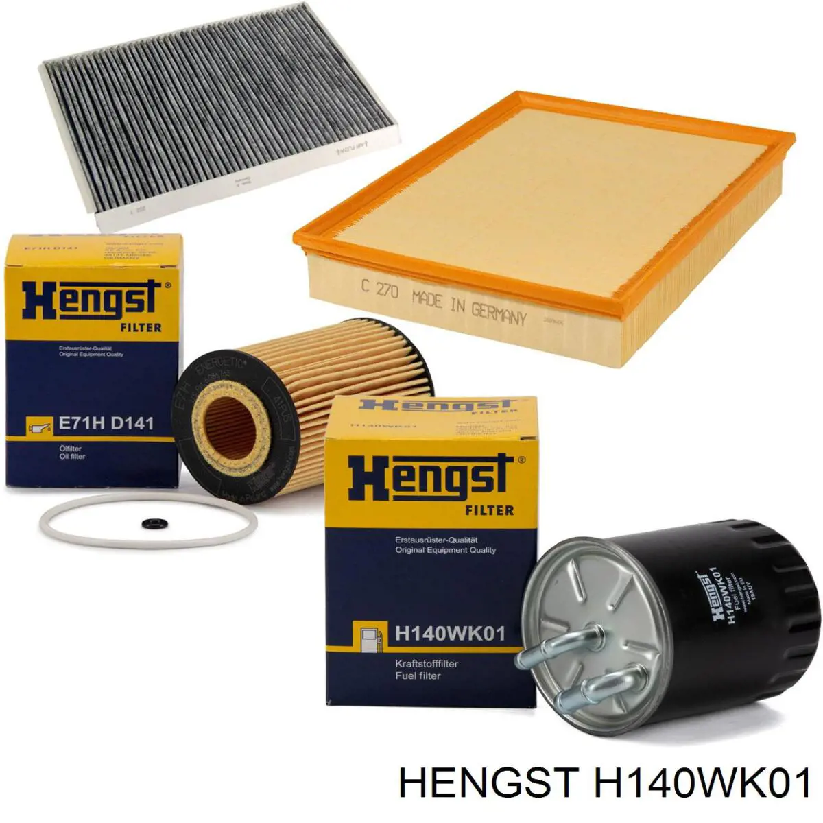 Фильтр тонкой очистки топлива Hengst H140WK01 цена, от 13.67 USD