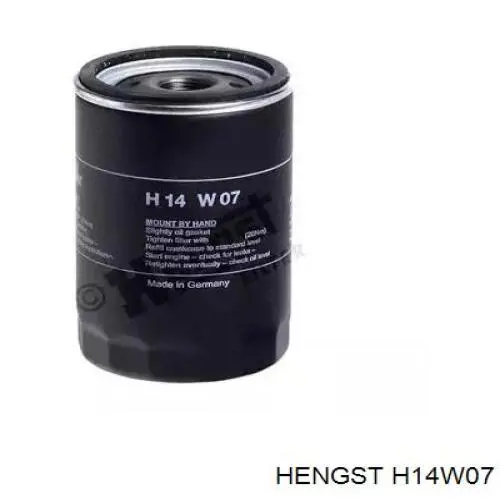 H14W07 Hengst масляный фильтр