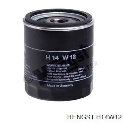 Filtro de aceite H14W12 Hengst
