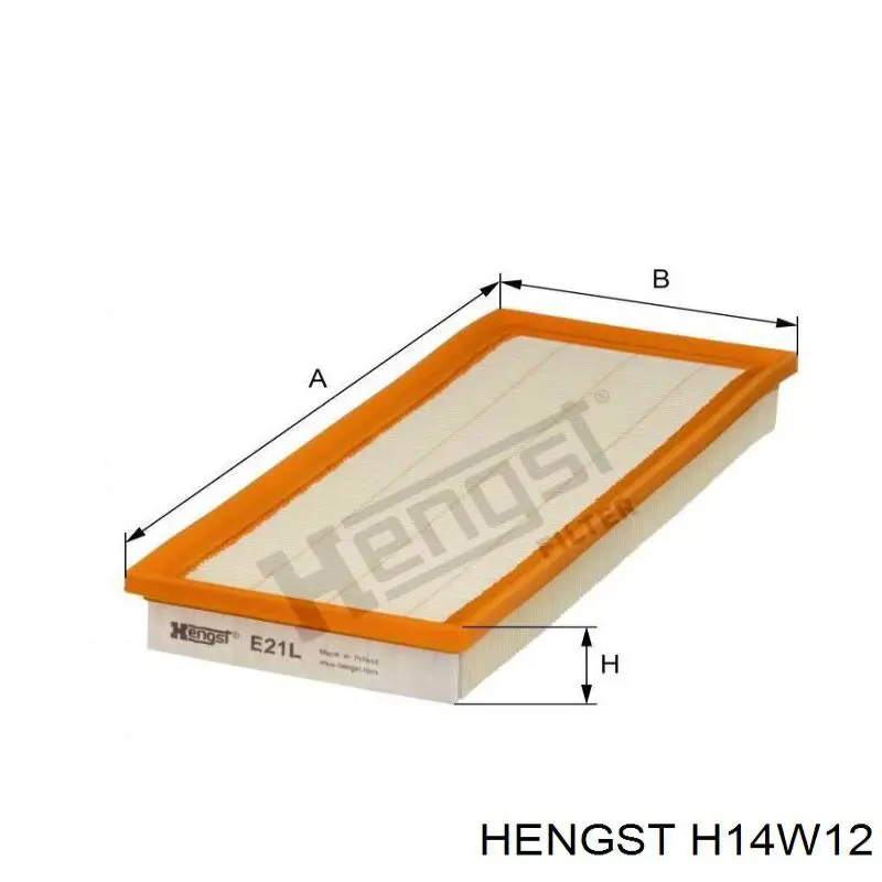 Фильтр масла Hengst H14W12