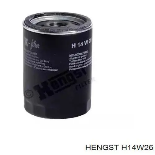 H14W26 Hengst масляный фильтр